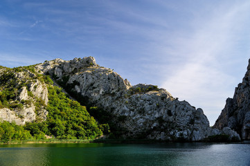 Fluss Krka, u.a. Drehort der Winnetou Filme, Nationalpark Krka, Region Sibenik-Knin, Mitteldalmatien