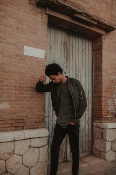 Fashion young color man