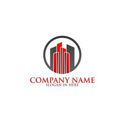 Skyline Building Logo Template Design
