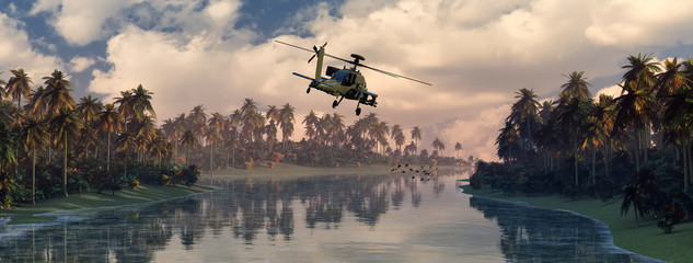 helicopter war © juanjo