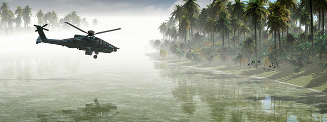 helicopter war © juanjo