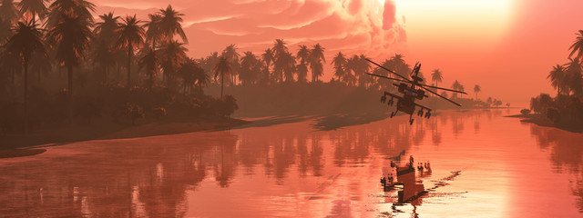 helicopter war © juanjo