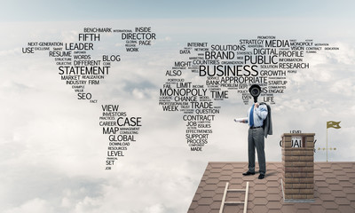 Concept of home security and privacy protection with camera head