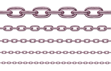 Obraz premium chain link metal steel