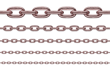 Obraz premium chain link metal steel