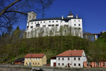 Fototapeta na wymiar castle Rozmberk in Czech republic