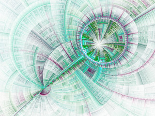 Clocwork fractal texture, digital artwork for creative graphic design