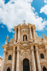 Fototapeta na wymiar Cathedral of Syracuse (Duomo di Siracusa), Sicily