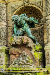 Fototapeta na wymiar Medici fountain (1630). Jardin du Luxembourg. Paris, France.