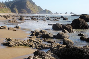 Fototapeta na wymiar Rocks on the Beach