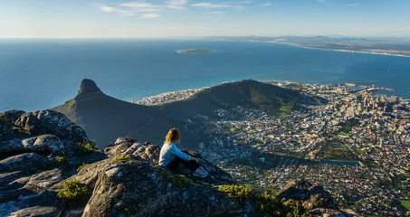 Foto op Plexiglas Tafelberg Table Mountain, Cape Town Amazing View