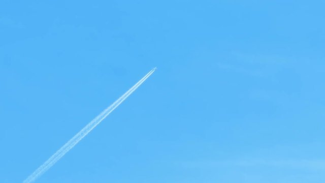 Airliner flying high