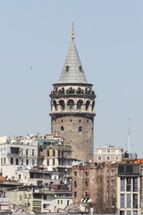Galat Tower in Istanbul City