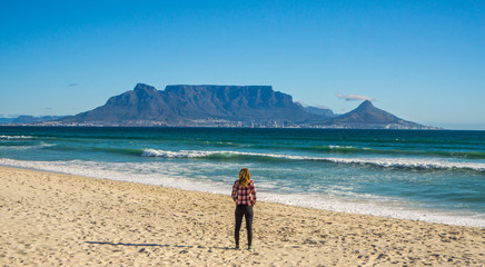 Blouberg Beach, South Africa - Table Mountain, Cape Town View