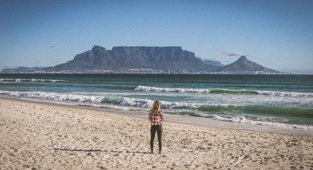 Blouberg Beach, South Africa - Table Mountain, Cape Town View