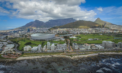 Cape Town City Aerial View, South Africa