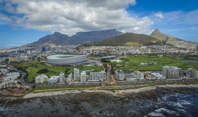 Cape Town City Aerial View, South Africa