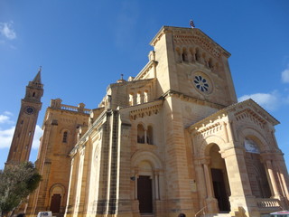 Fototapeta na wymiar Basilica of the Blessed Virgin Of Ta' Pinu Gozo, Malta