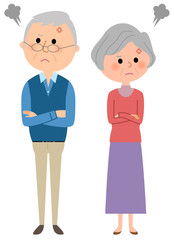 シニアカップル　ケンカ