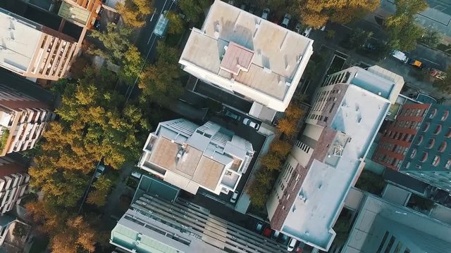Amazing aerial shot of Santiago de Chile