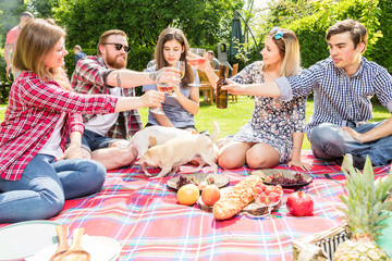 Gartenparty picknick