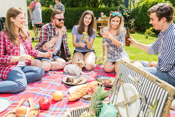 Gartenparty picknick