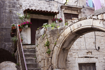 Fototapeta na wymiar Part of Trogir old town