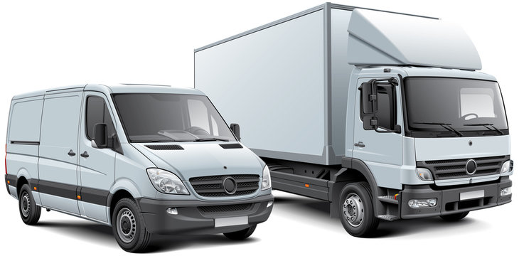 Box truck and light goods vehicle