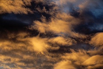 Dramatic but beautiful sunset