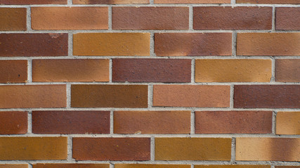 Brown brick wall background texture