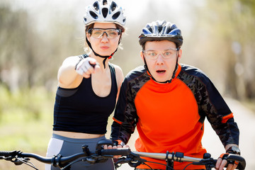 Photo of athletes on bicycles