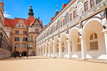 Fototapeta na wymiar Stallhof in Dresden, Deutschland