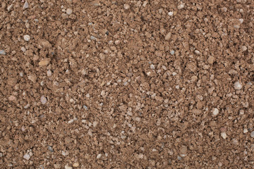 Construction sand shot close-up. Sand necessary for road repair.
