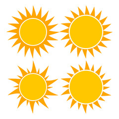sun set vector symbol icon design. Beautiful illustration isolated on white background