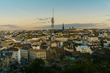Obraz premium Sunset in Prague