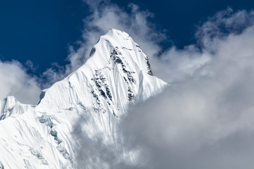Szczyt, Himalaje, Nepal - obrazy, fototapety, plakaty