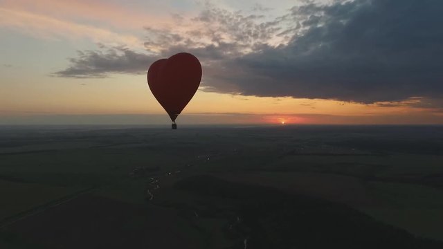 Hot air balloon flight
