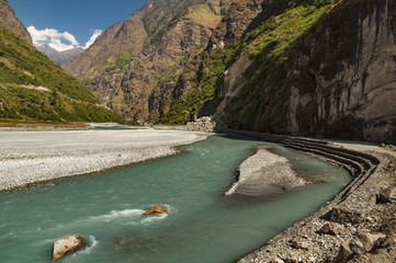 Marshyangdi Khola, Nepal, Himalaje