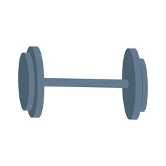 Obraz na płótnie Canvas dumbbell weight sport gym icon vector illustration