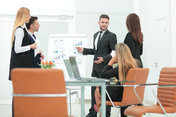 Associate consultant and business team conducted a working meeti