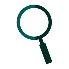 search find innovation research shadow vector illustration