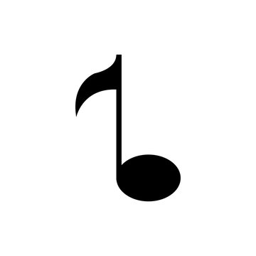 pictogram note music sound image vector illustration