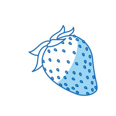 strawberry fruit fresh food design vector illustration