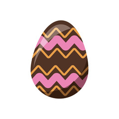 easter decorative egg ornament element design vector illustration