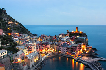 Obraz premium view of Vernazza - cinque terre, Liguria - Italy