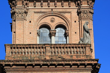 Obraz premium Torre de la Iglesia de San José, Avenida Oriental. Medellín, Antioquia, Colombia.