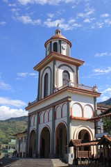 Fototapeta na wymiar Iglesia Parroquial de San Antonio. Támesis, Antioquia, Colombia.
