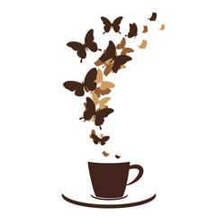 cup of tea or cofee, isolated