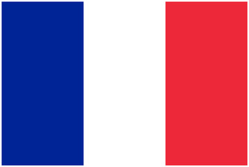 Frankreich Flagge - Vektorgrafik