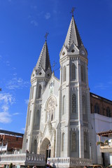 Fototapeta na wymiar Iglesia Parroquial de Nuestra Señora del Rosario. Donmatías, Antioquia, Colombia.